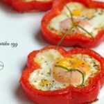 Gebakken ei in paprika