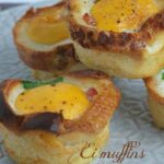 Ei muffins met spekjes