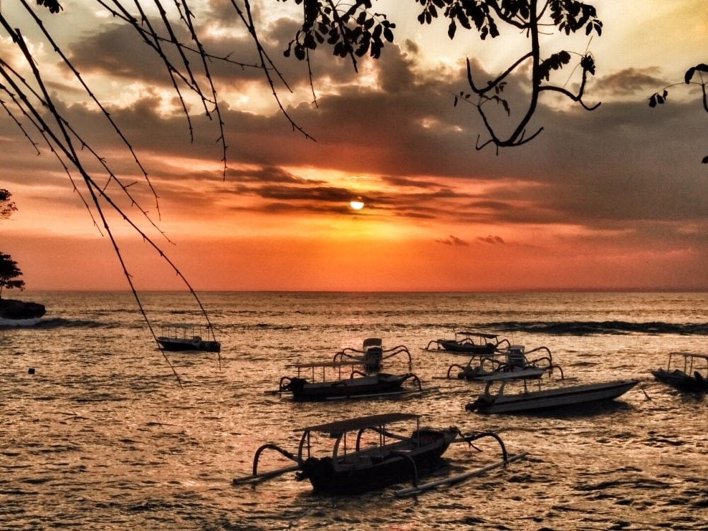 Deze foto is gemaakt op Nusa Lembongan, een klein eilandje voor de kust van Bali.