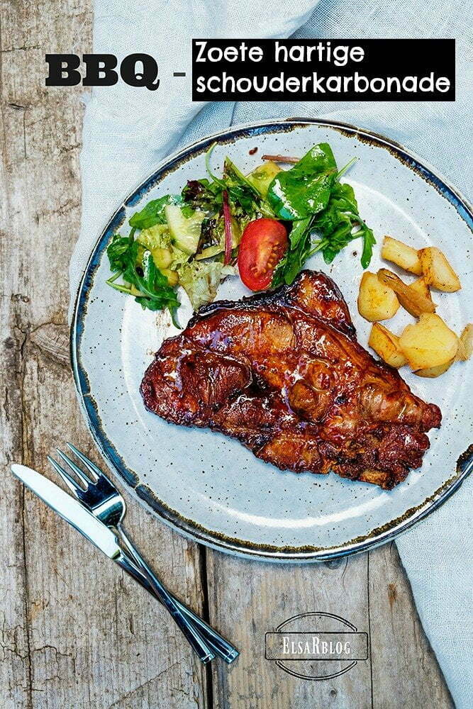 Zoete hartige schouderkarbonade voor op de BBQ - Hoofdgerecht