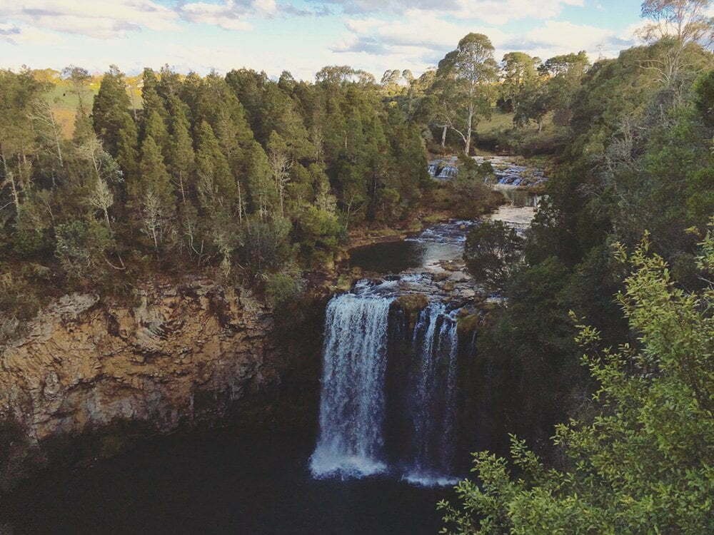 Wat is jouw mooiste foto die jij op vakantie heb gemaakt? Australië, immense waterval in de buurt van Dorrigo National Park