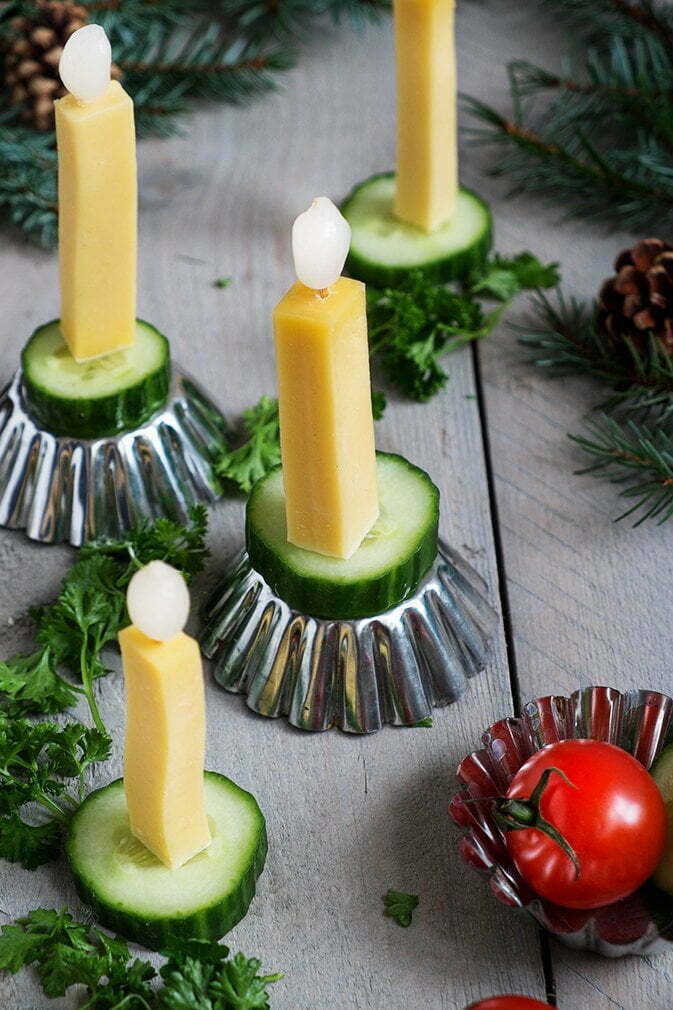 Spiksplinternieuw Hartig hapje voor Kerst met kaas en komkommer – ElsaRblog BT-26