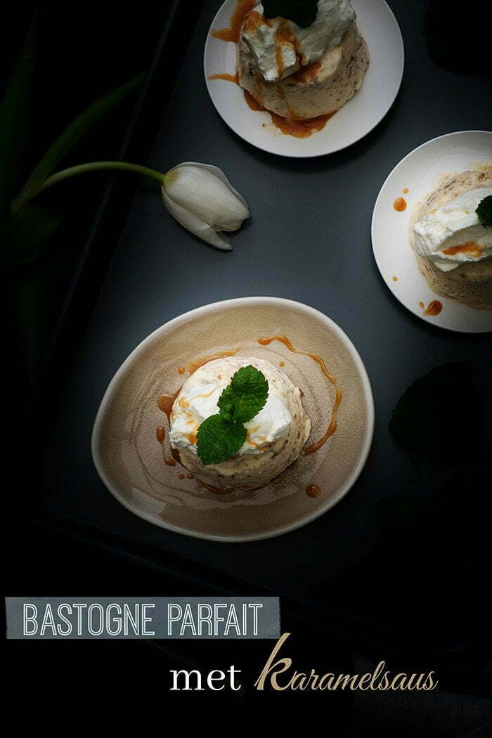 Bastogne Parfait met karamelsaus van ‘t Zusje - Dessert