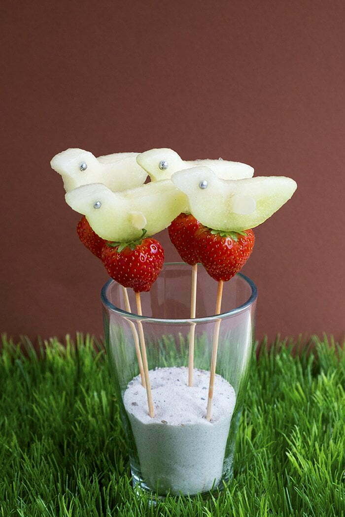 Gezonde Fruit vogels - Traktatie Gezonde Fruit vogels - Traktatie