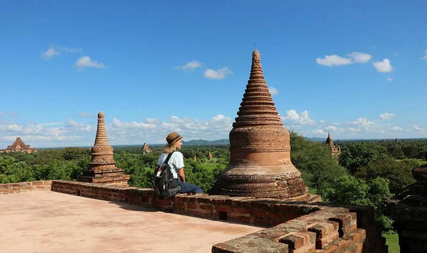 Myanmar Bagan: foto van waar is Bea