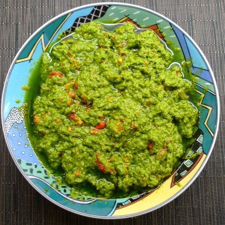  overheerlijke Oost-Indische kers pesto recept van Cora (cultfood.blog) 