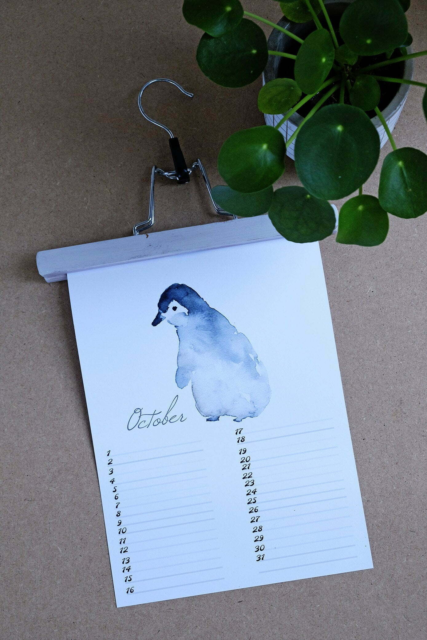 Free Birthday Calendar (verjaardagskalender) – nr. 10 October