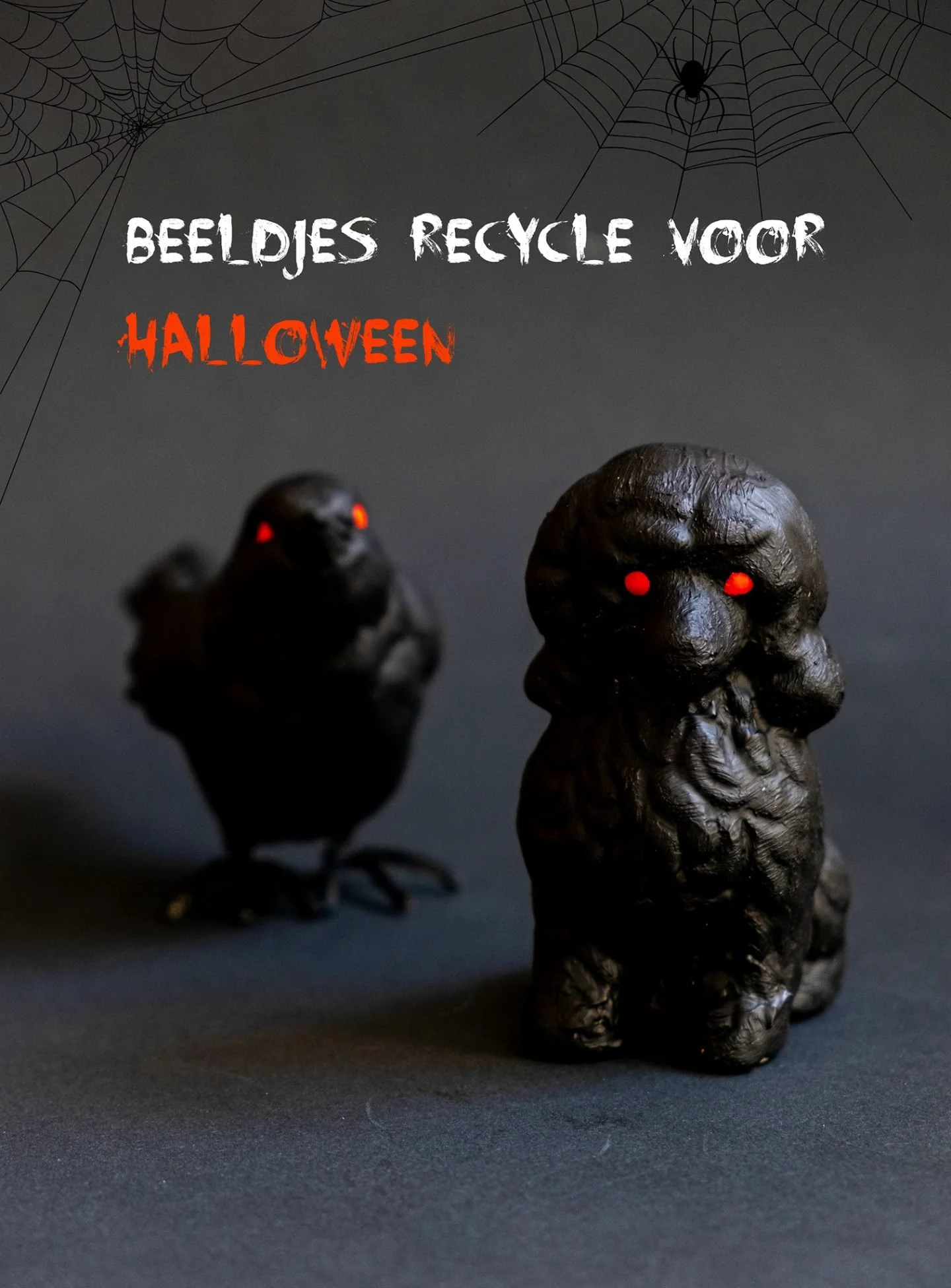 Beeldjes recycle voor Halloween - Diy