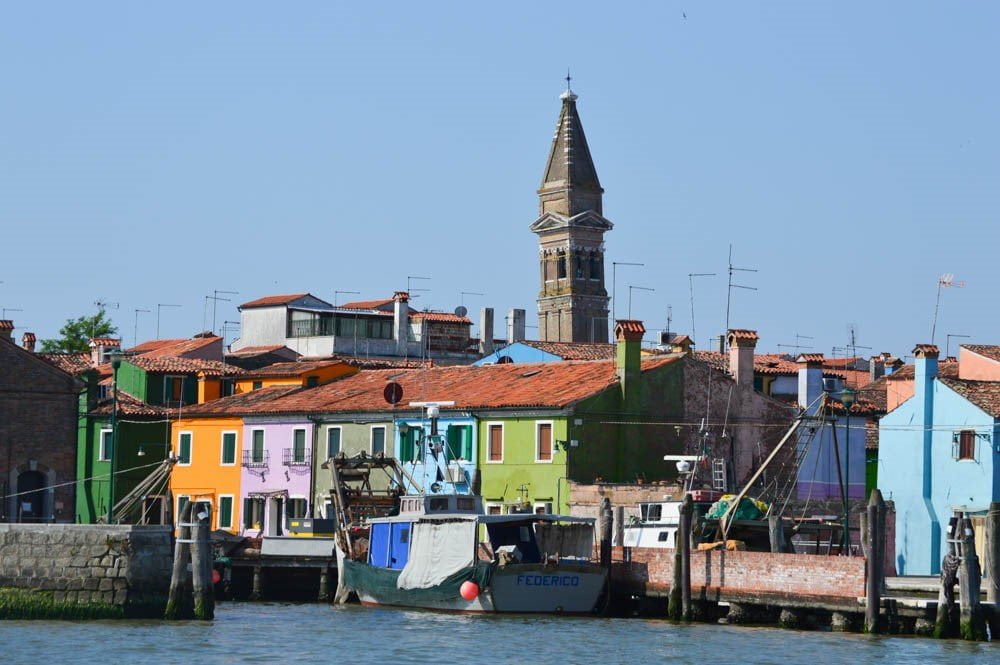 Eiland in Venetië, Italië