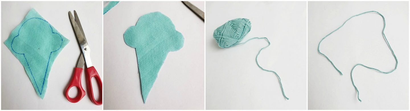 Babyshower ijs decoratie om zelf te maken 