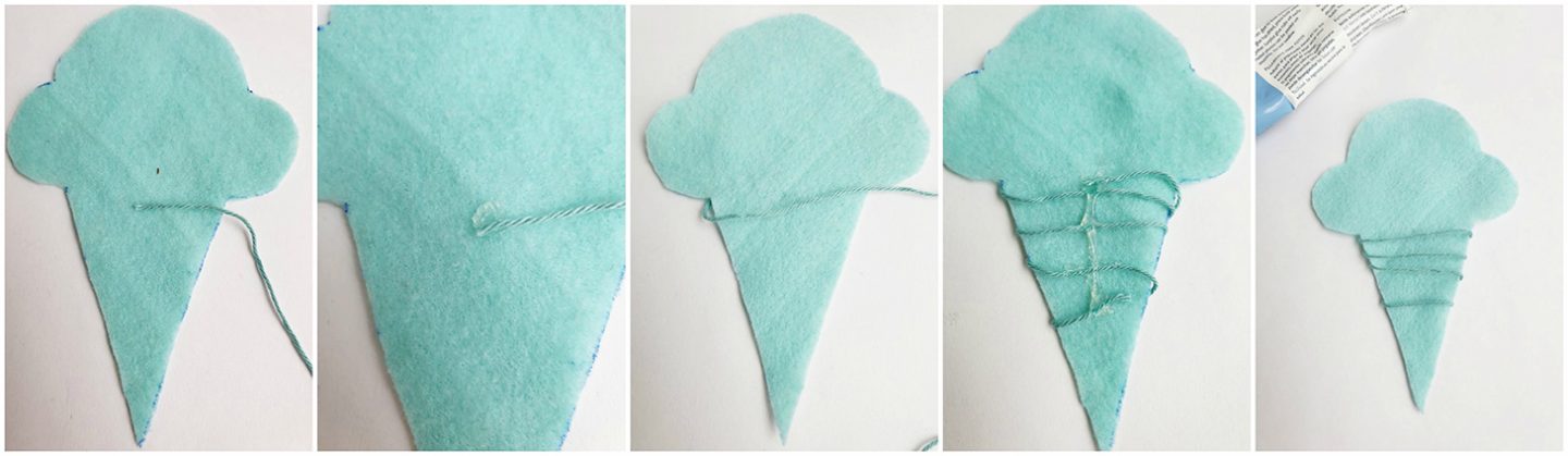 Babyshower ijs decoratie om zelf te maken 