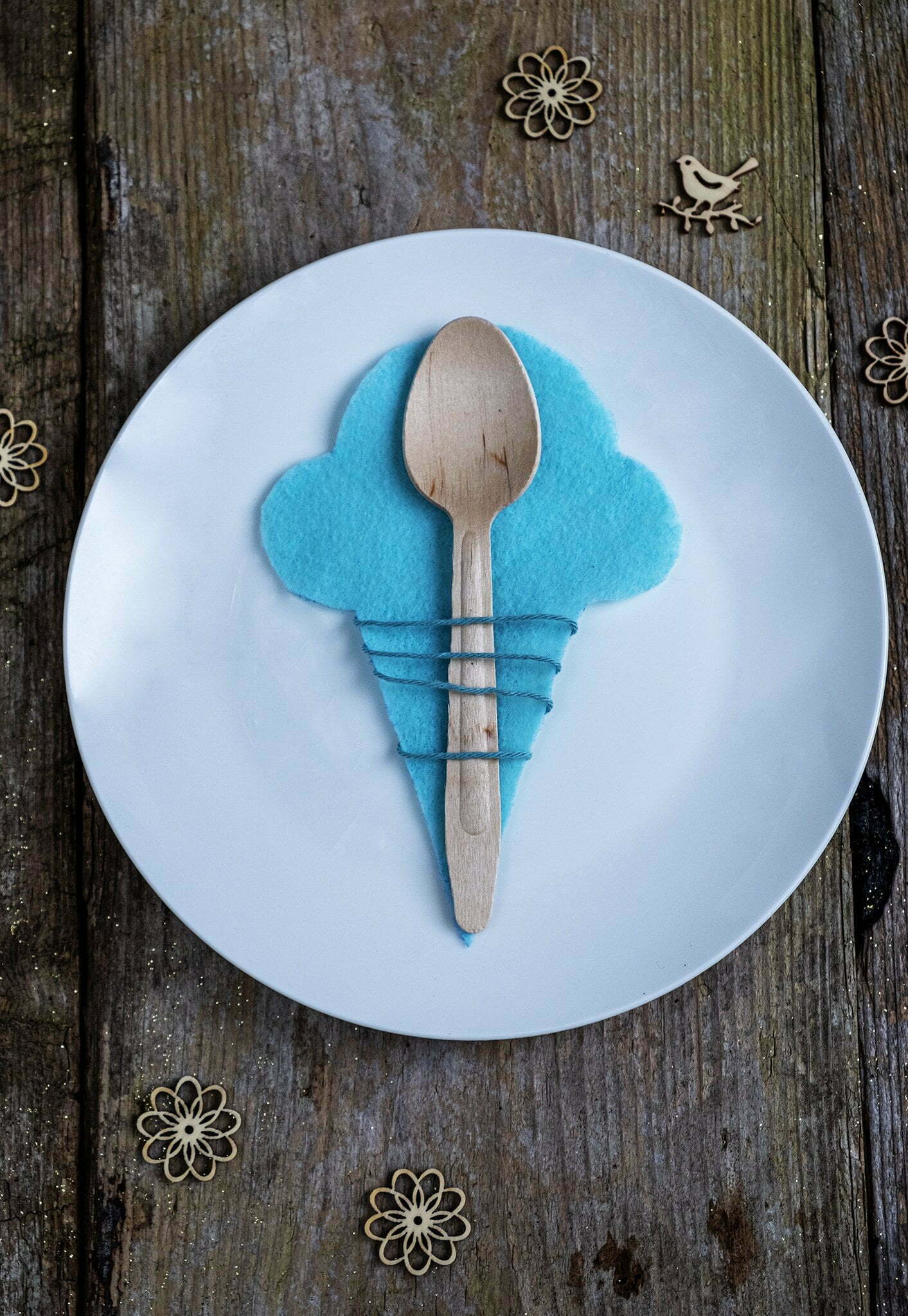 Babyshower ijs decoratie om zelf te maken 