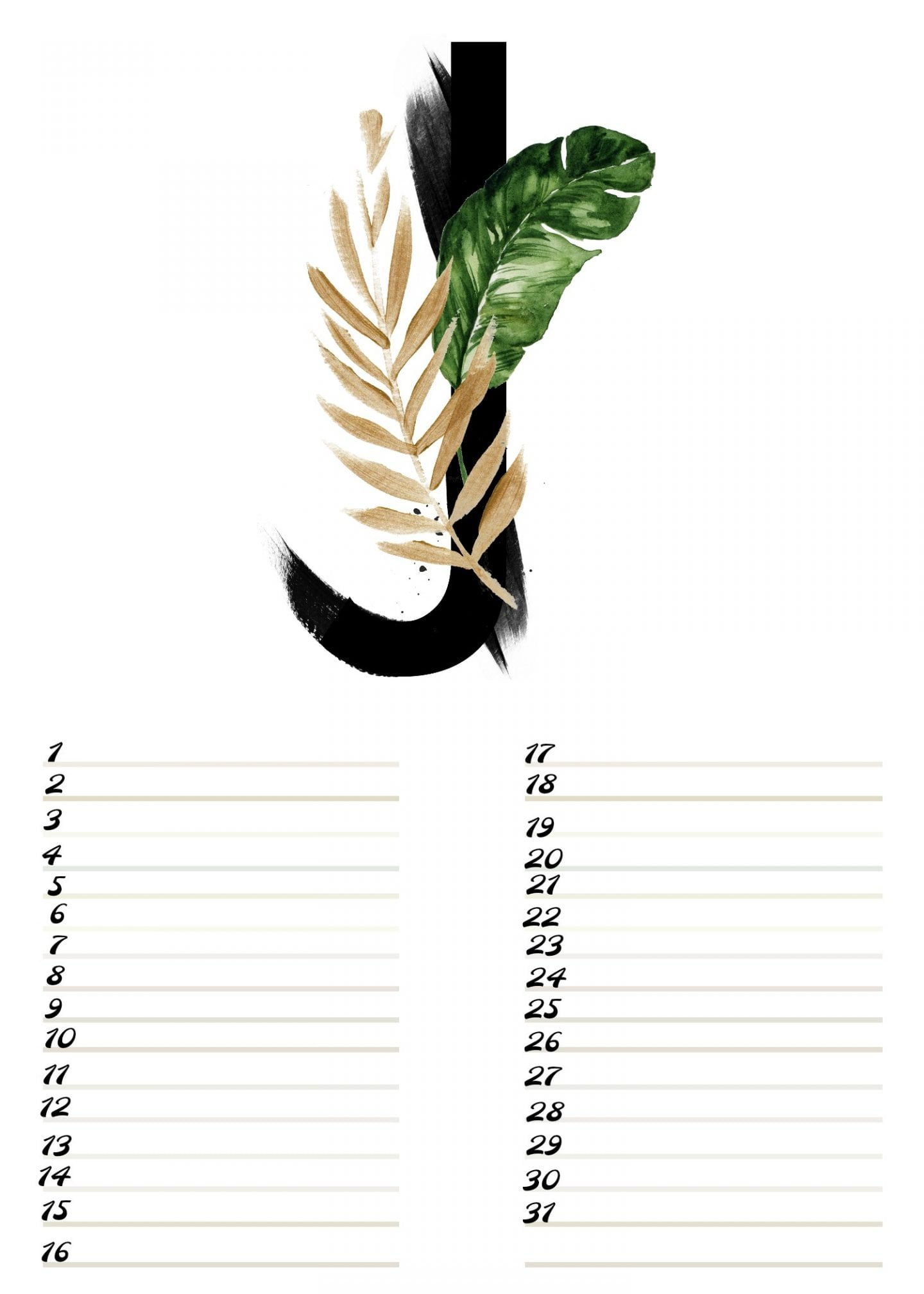 Gratis verjaardagskalender alfabet van Januari - Nr.1 Gratis verjaardagskalender alfabet van Januari - Nr.1
