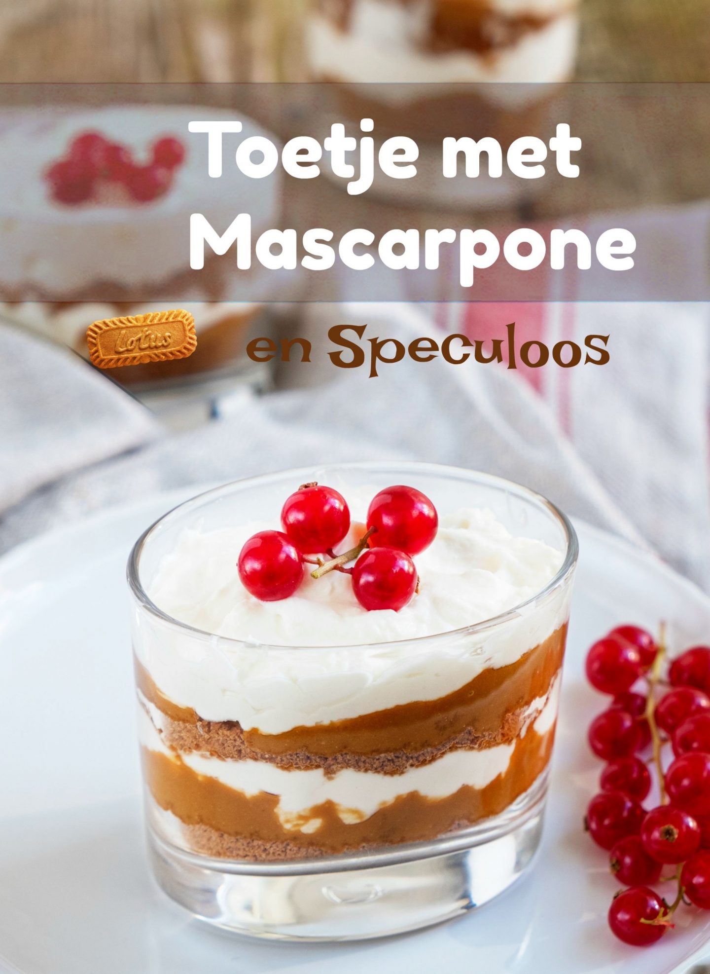 Pin: Toetje met Mascarpone en Speculoos - Dessert