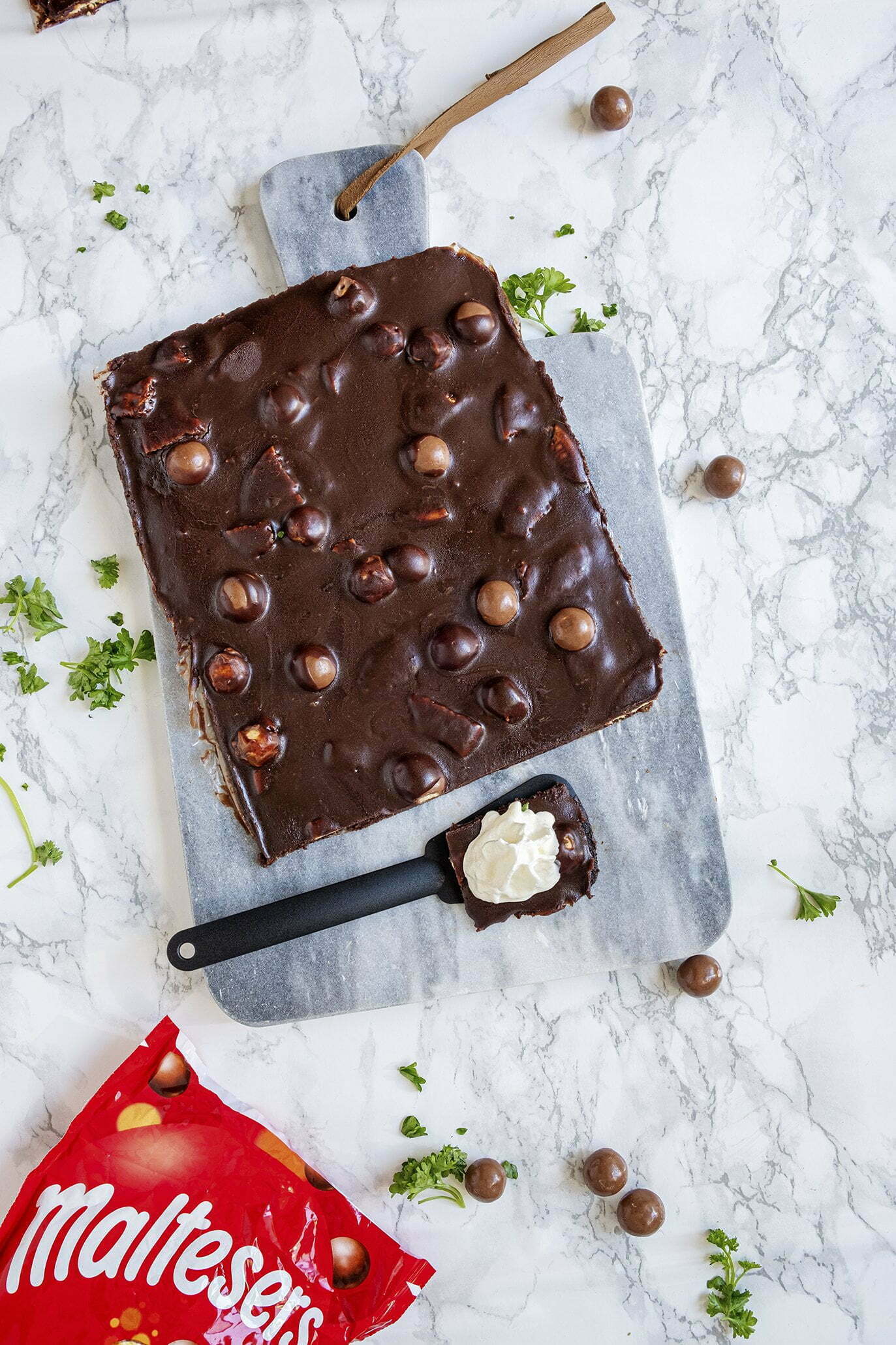 No bake taart met Maltesers - No bake recepten