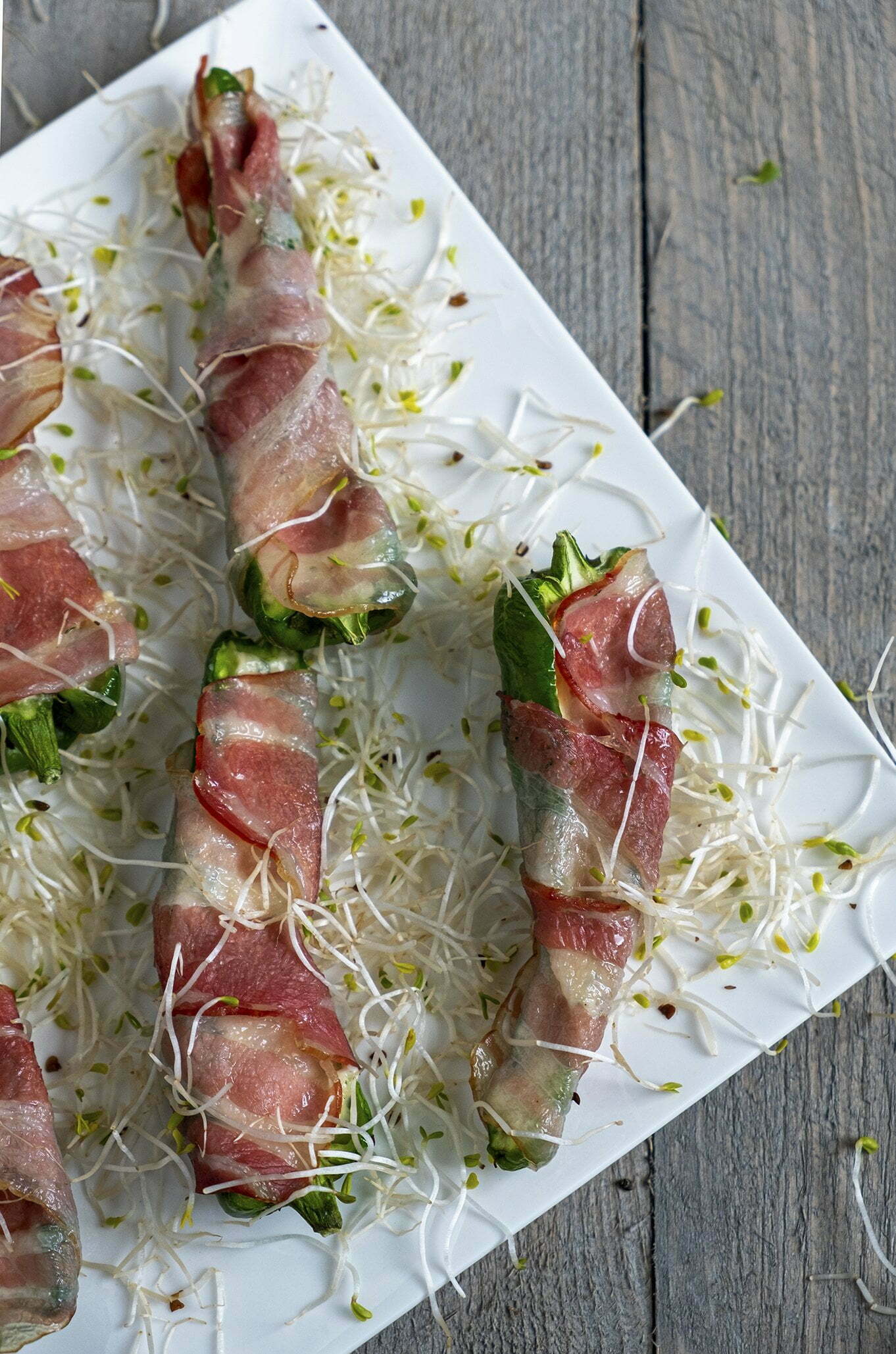 Jalapeño poppers met bacon en Boursin - Foodblogswap