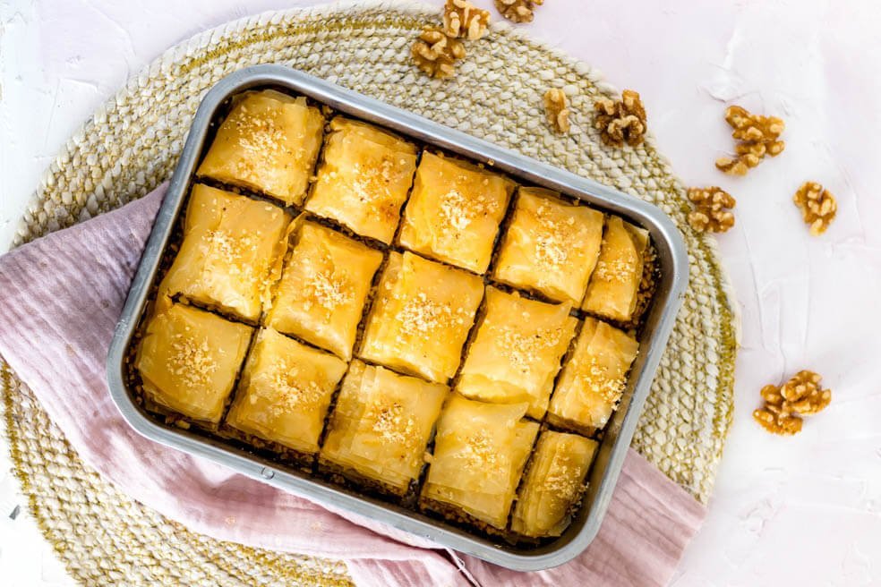 Foodquotes: Baklava met walnoten
