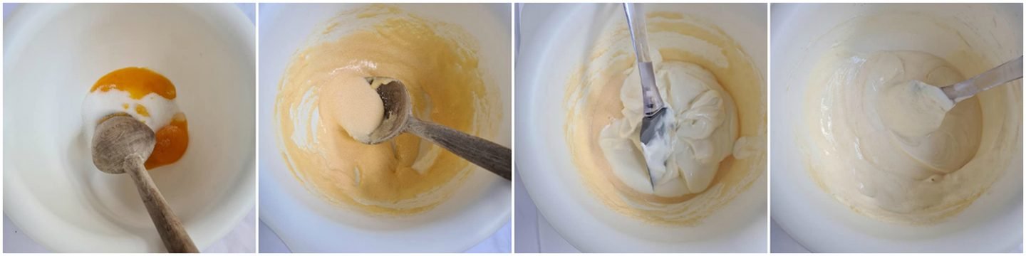 Crème van Griekse yoghurt met kiwi’s