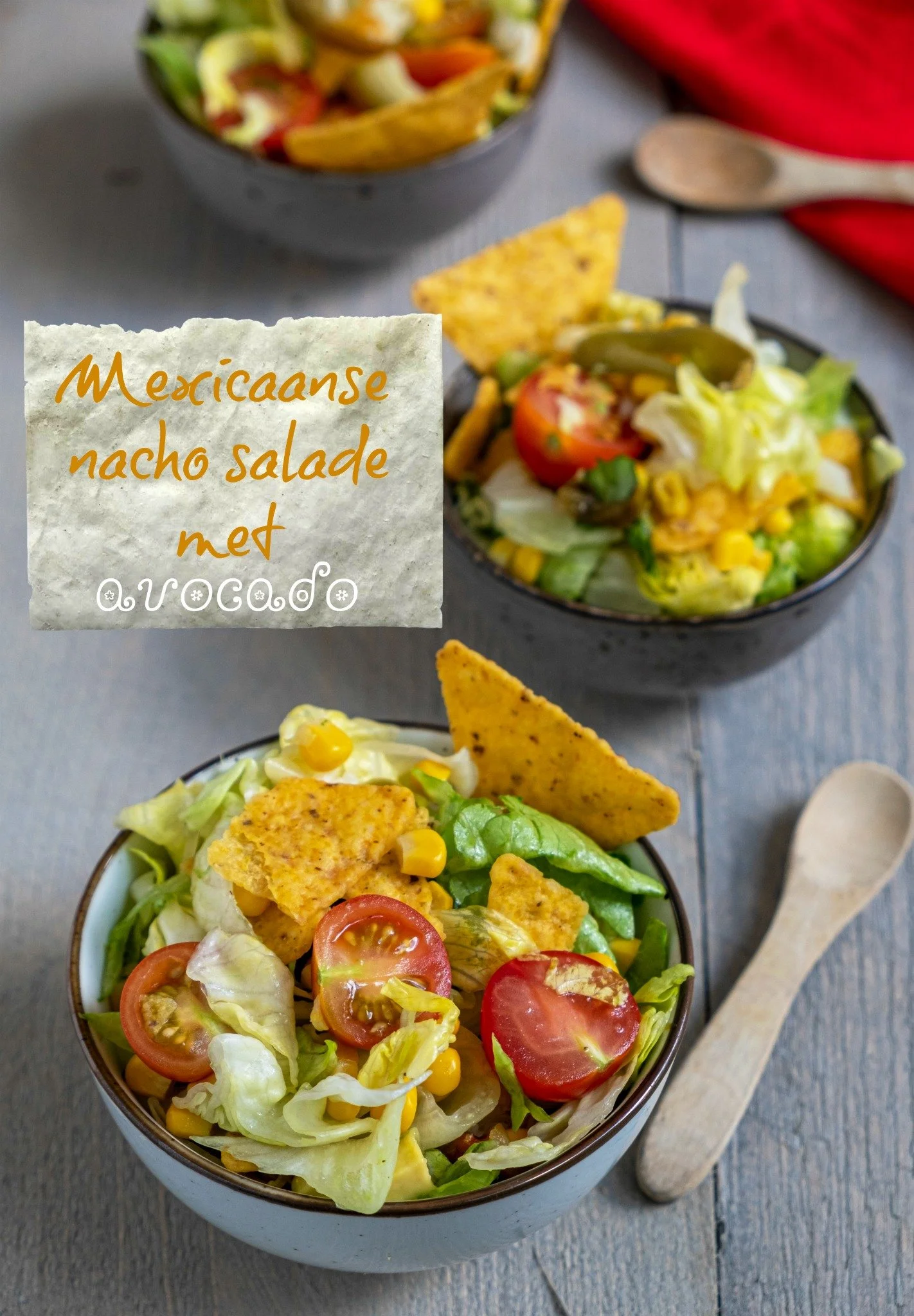 Mexicaanse nacho salade