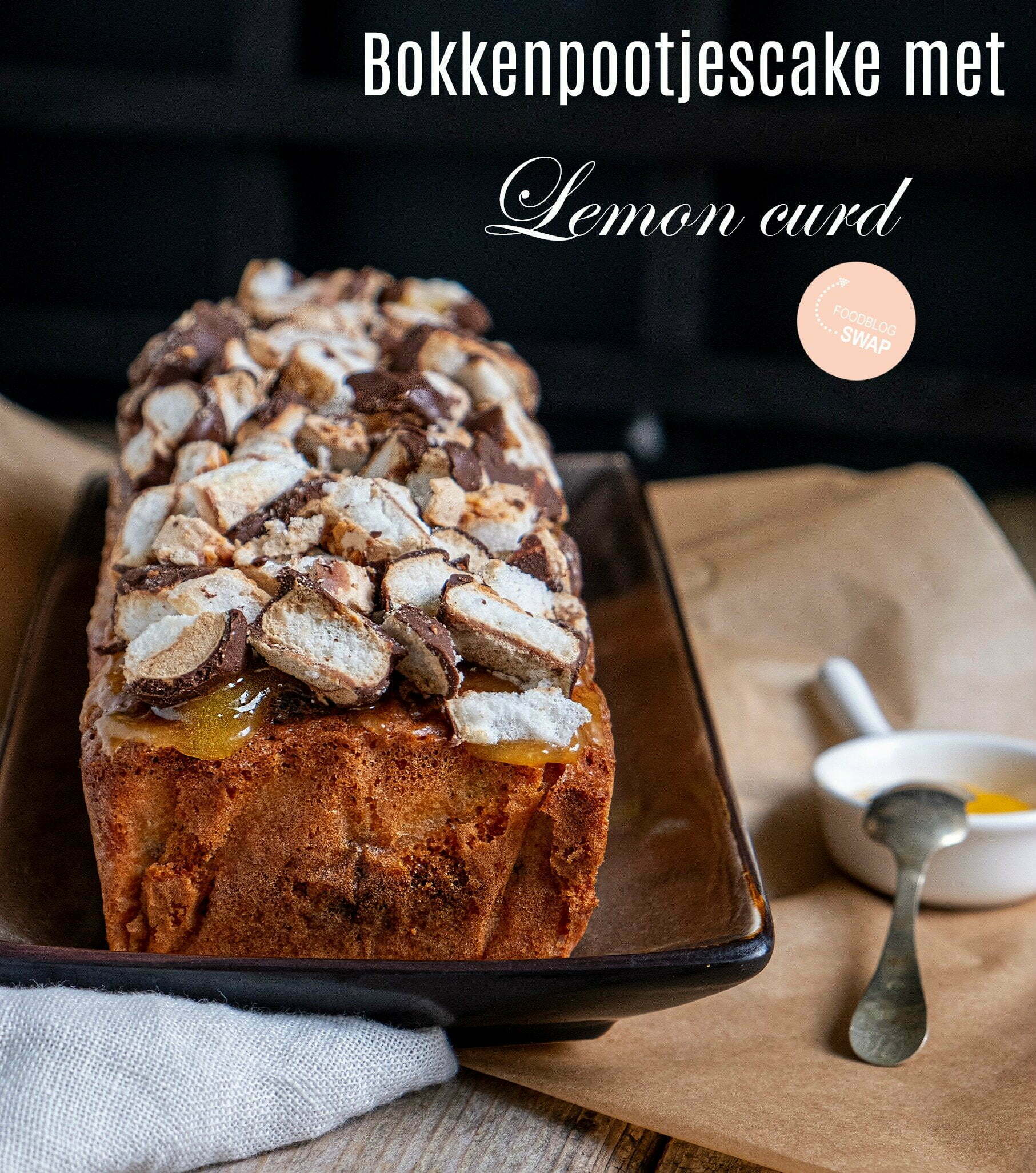 Bokkenpootjescake met Lemon curd - Foodblogswap