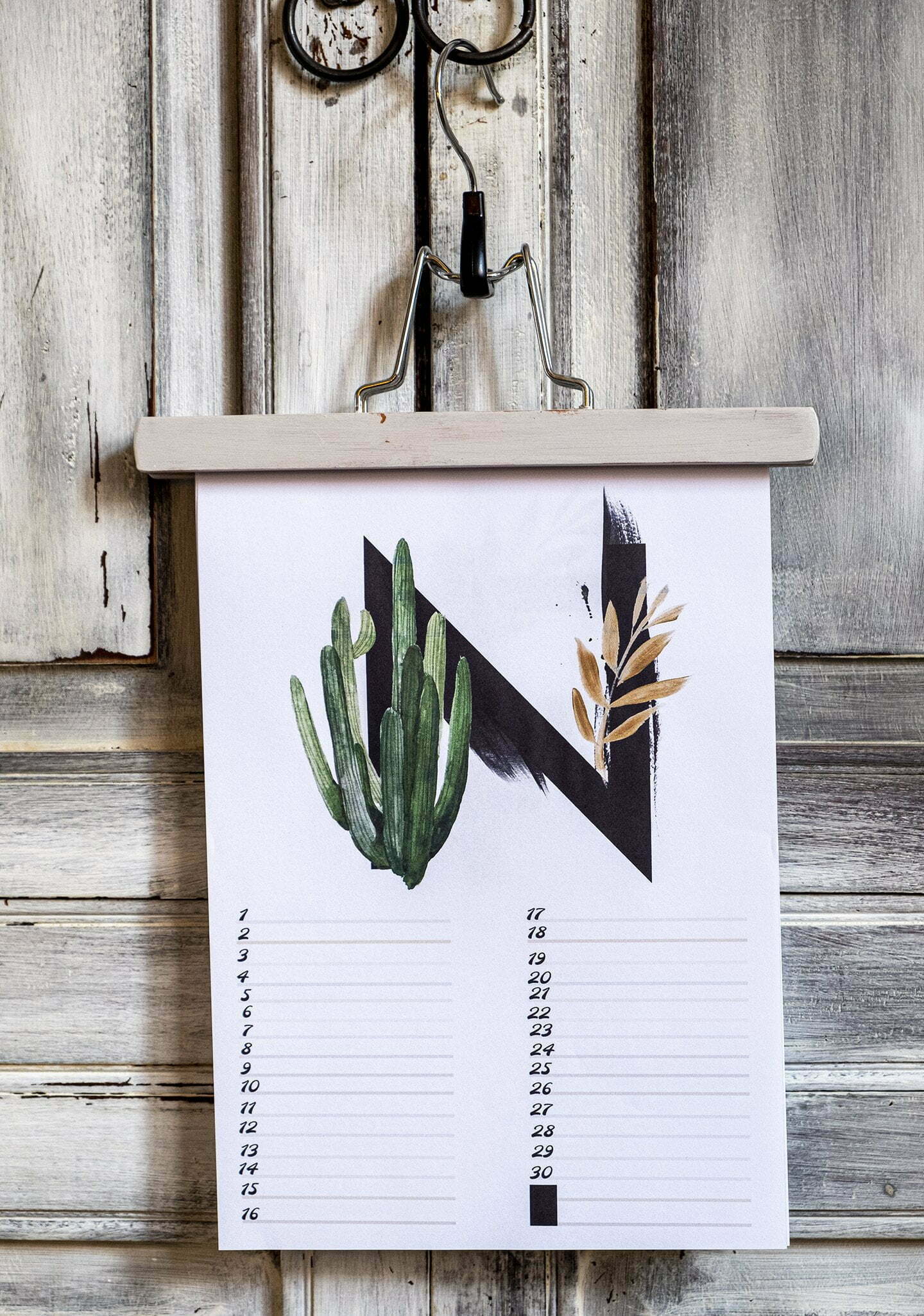 Gratis verjaardagskalender alfabet van November - nr.11 Gratis verjaardagskalender alfabet van November - nr.11
