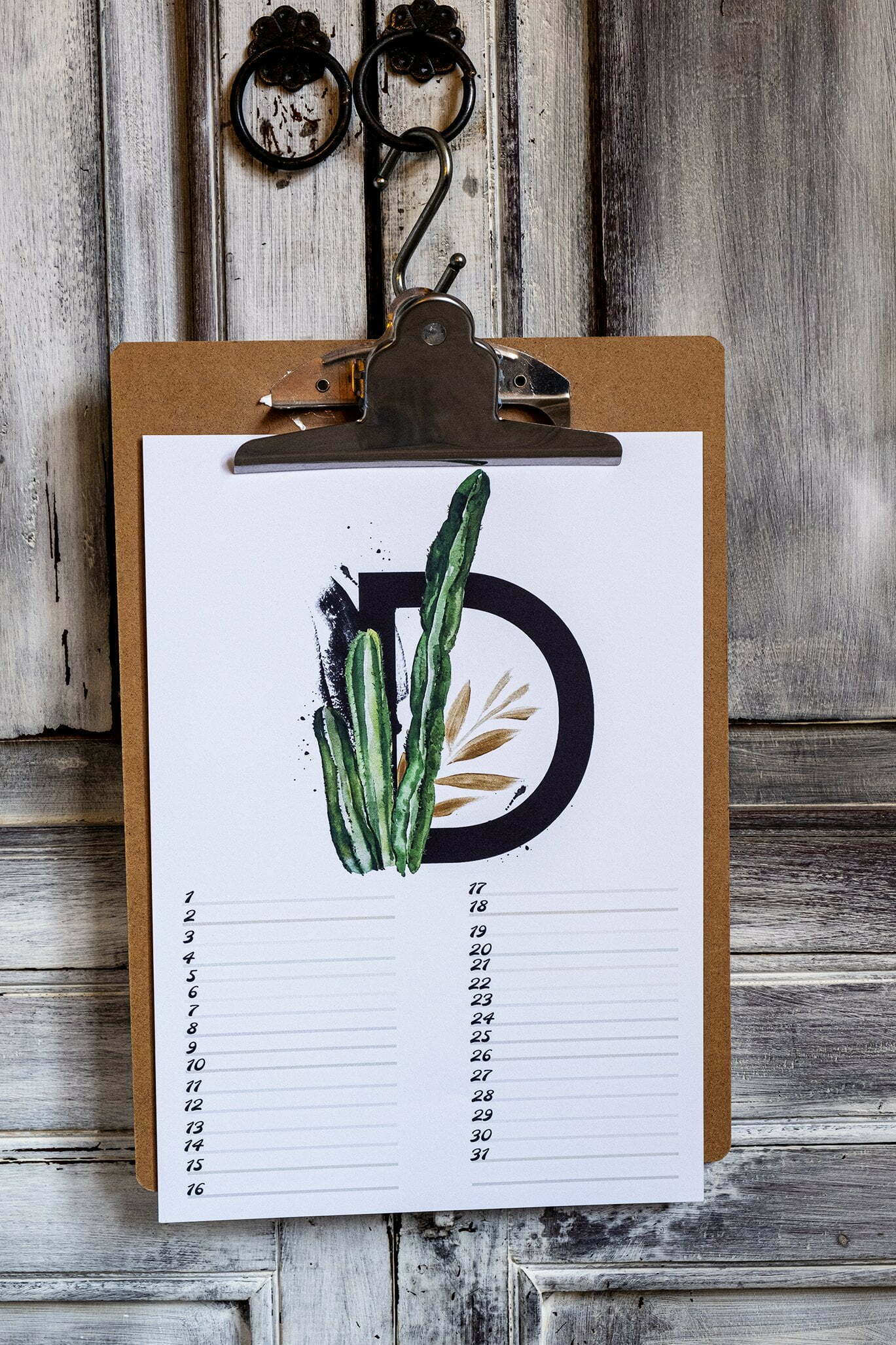 Gratis verjaardagskalender alfabet van December - nr.12 Gratis verjaardagskalender alfabet van December