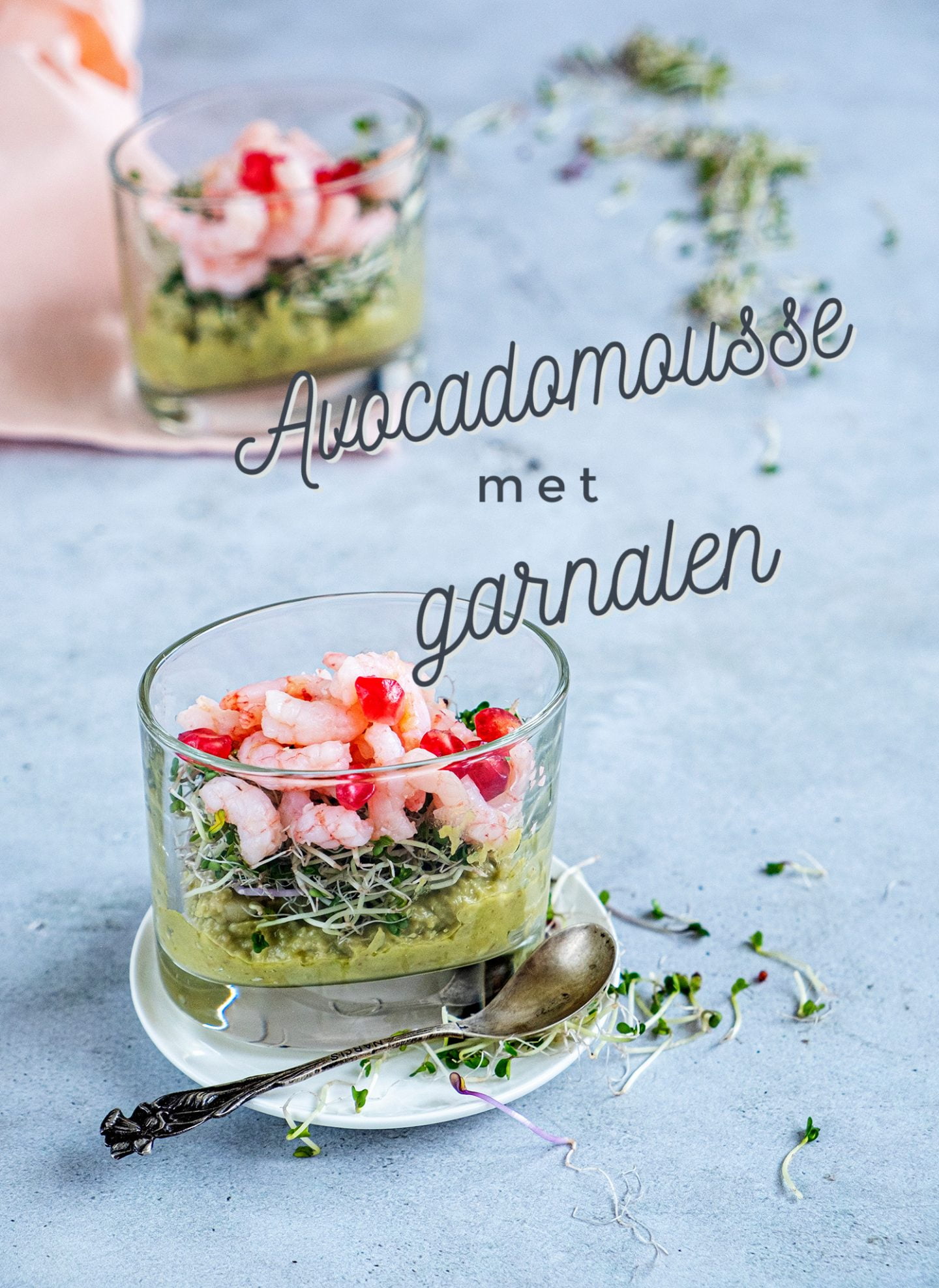 Avocadomousse met garnalen - Voorgerecht