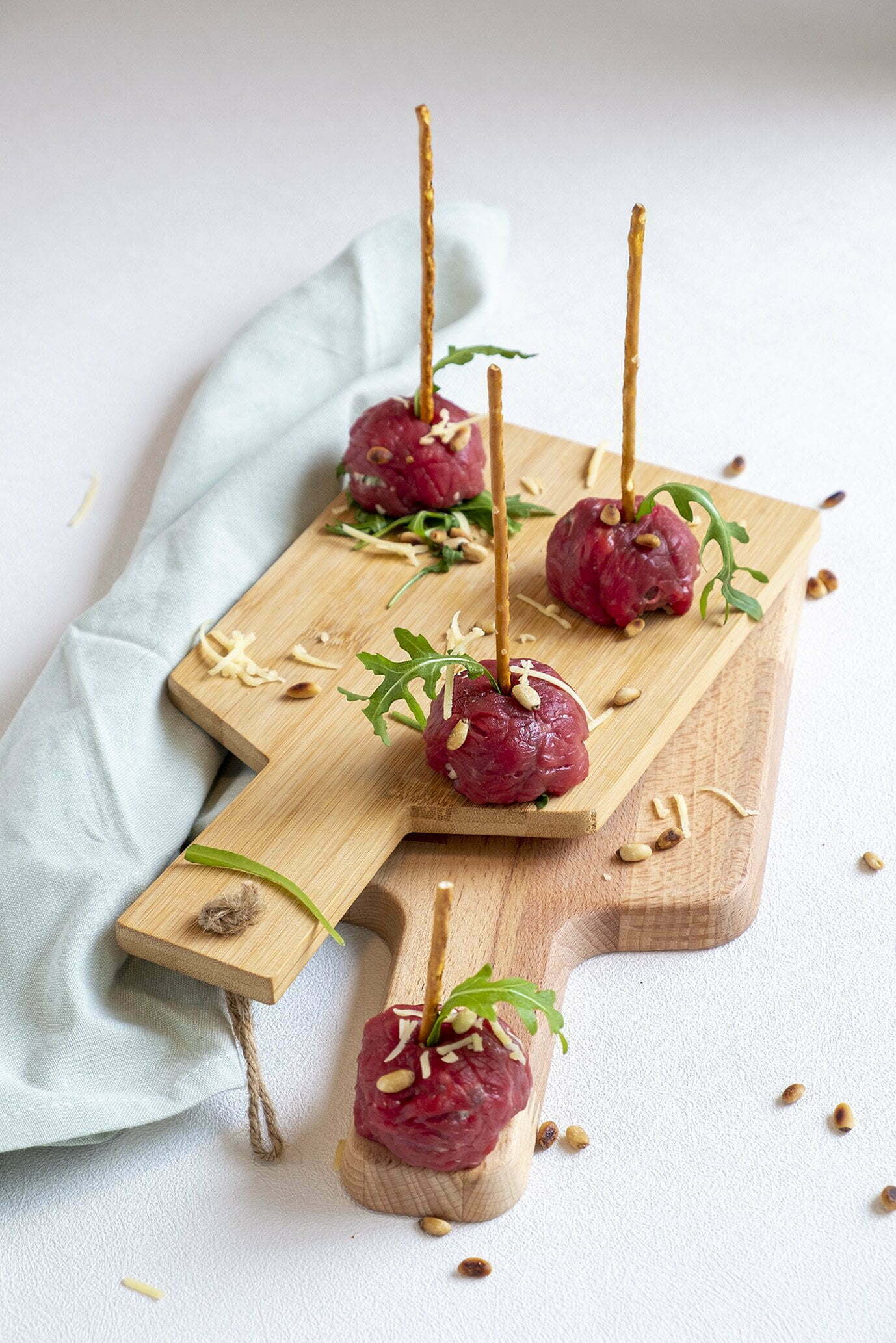 Lekker carpaccio borrelhapje