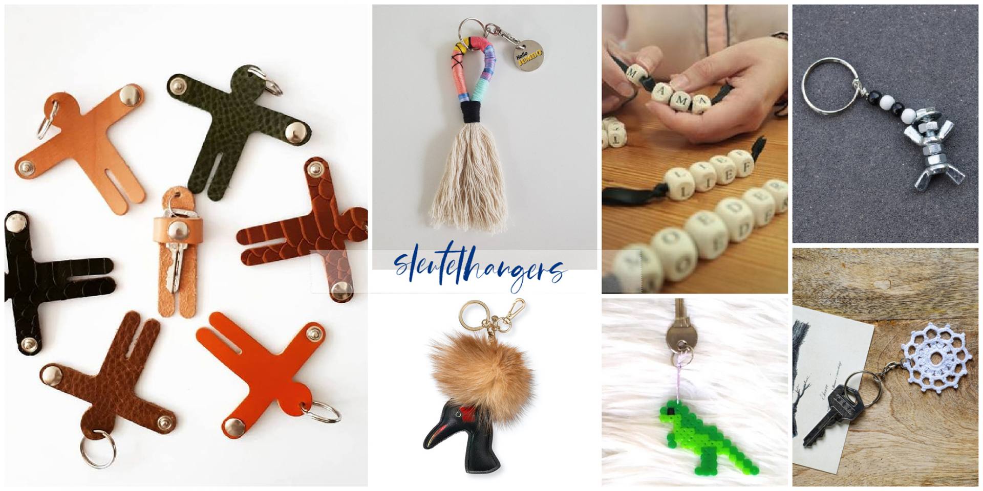 12 sleutelhangers om te kopen of om zelf te maken