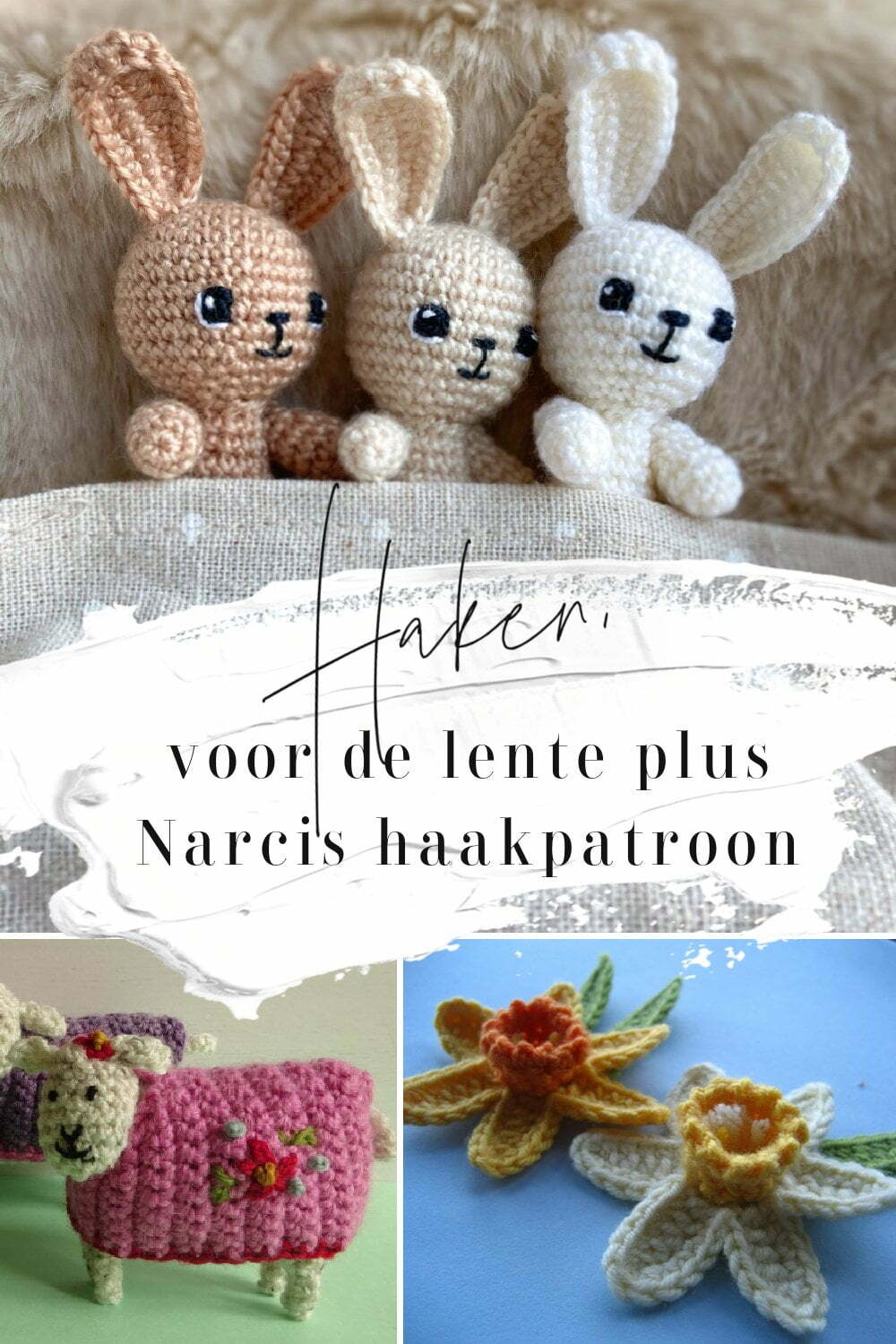 Haken voor de lente plus Narcis haakpatroon