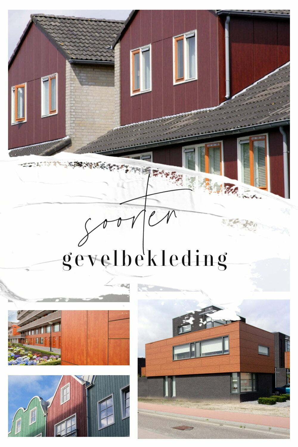 Soorten gevelbekleding Soorten gevelbekleding