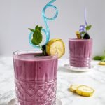  Smoothie bramen, banaan en aardbei