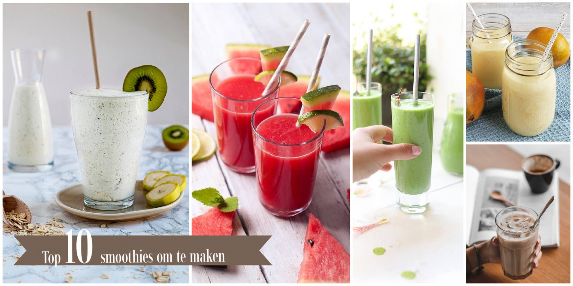 10 smoothies om te maken en te genieten