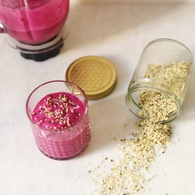 Luukskitchen; Ontbijtsmoothie met kokos biet en framboos