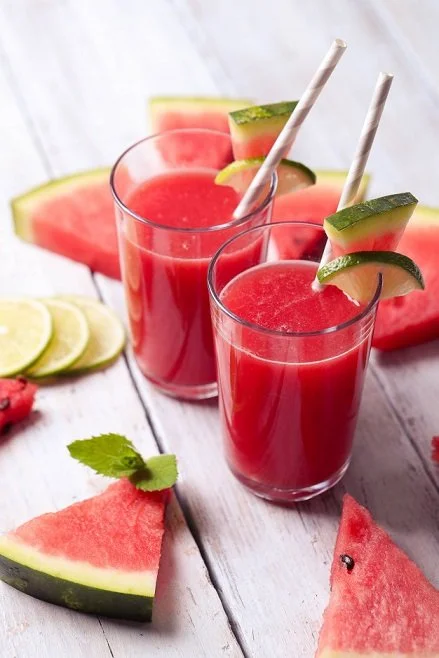 Vegalifestyle; Smoothie watermeloen, munt en limoen