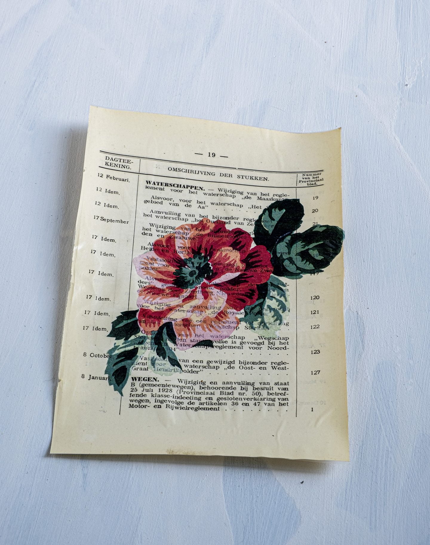 Decoupage servetten Decoupage servetten uitleg voor een brocante sfeer