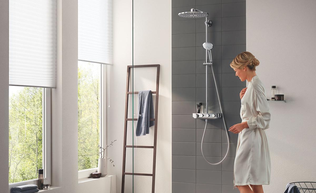 Badkamer metamorfose met een regendouche Badkamer metamorfose met een regendouche