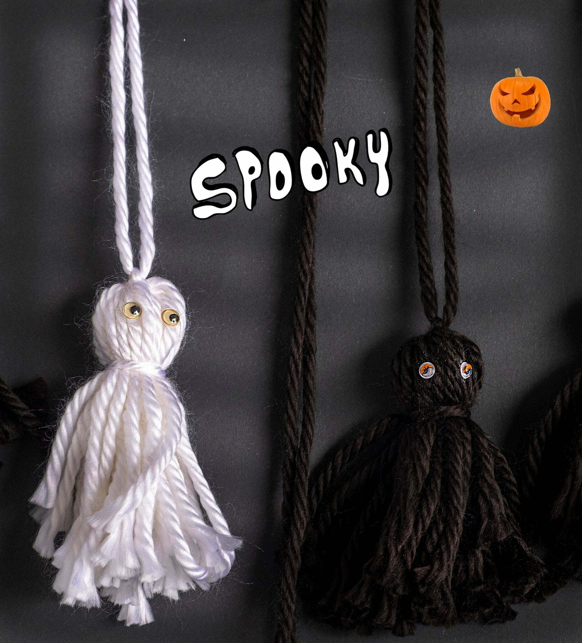 zelf een halloween spook maken
