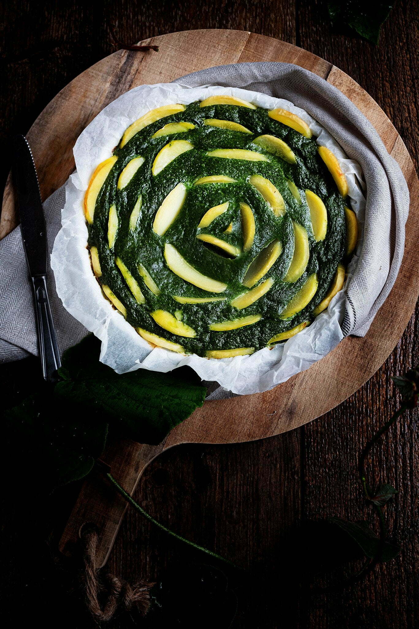Hartige taart recept met spinazie en ricotta Hartige taart recept met spinazie en ricotta