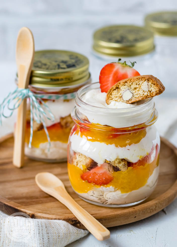 Foodquotes: Italiaanse trifle in weckpotjes Foodquotes: Italiaanse trifle in weckpotjes