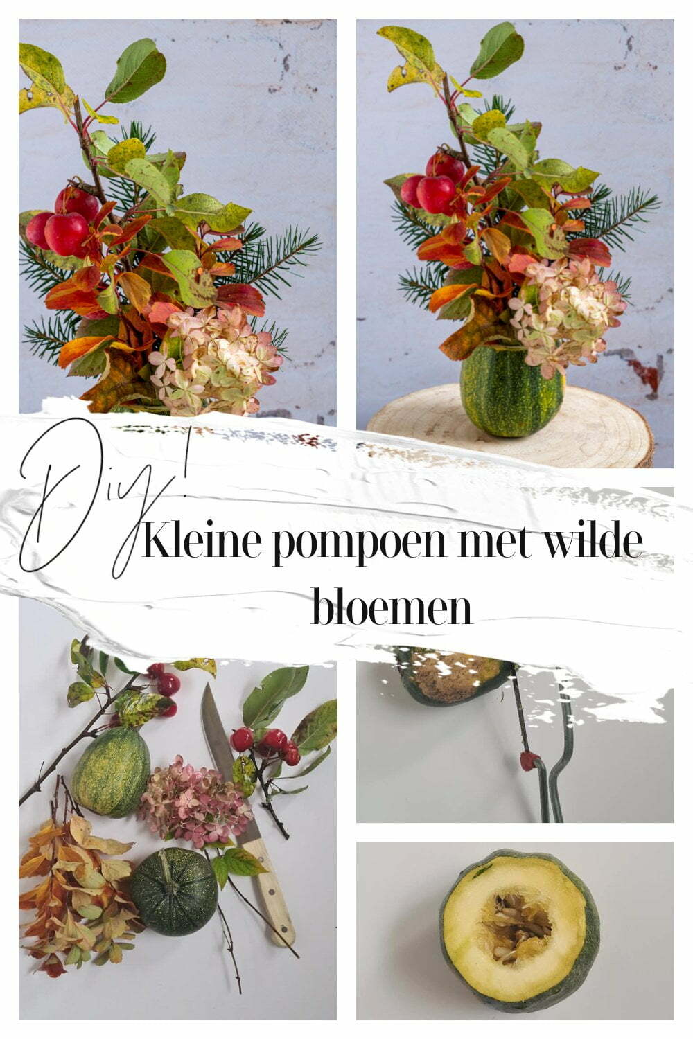 Diy: Kleine pompoenen 