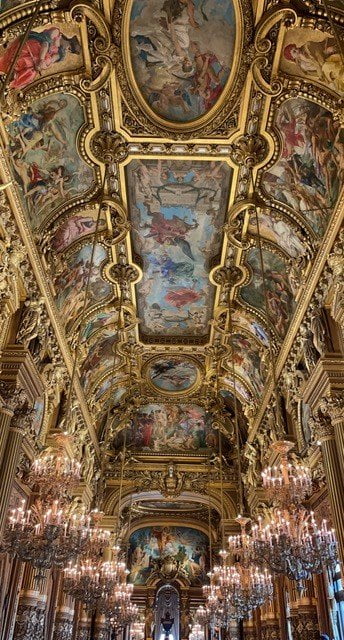 Plafond in het Palais Garnier 