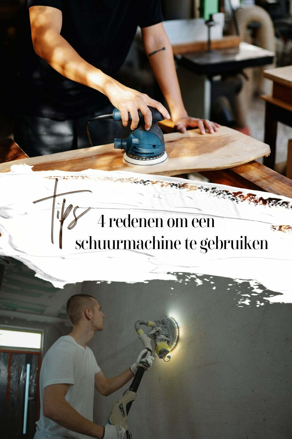 Een oppervlak glad maken. Een oppervlak glad maken.